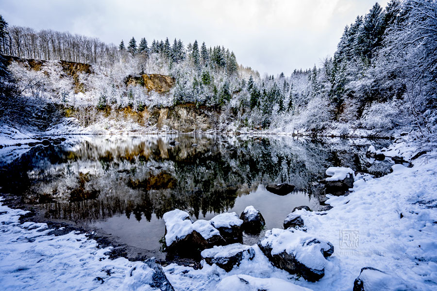 Katzenbuckel, Odenwald, Winter, Schnee - Photo: Schindelbeck