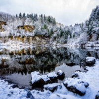 Katzenbuckel, Odenwald, Winter, Schnee - Photo: Schindelbeck